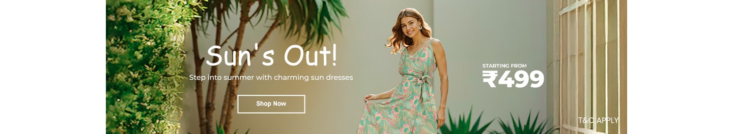 Sun Dresses Starting from MRP 499